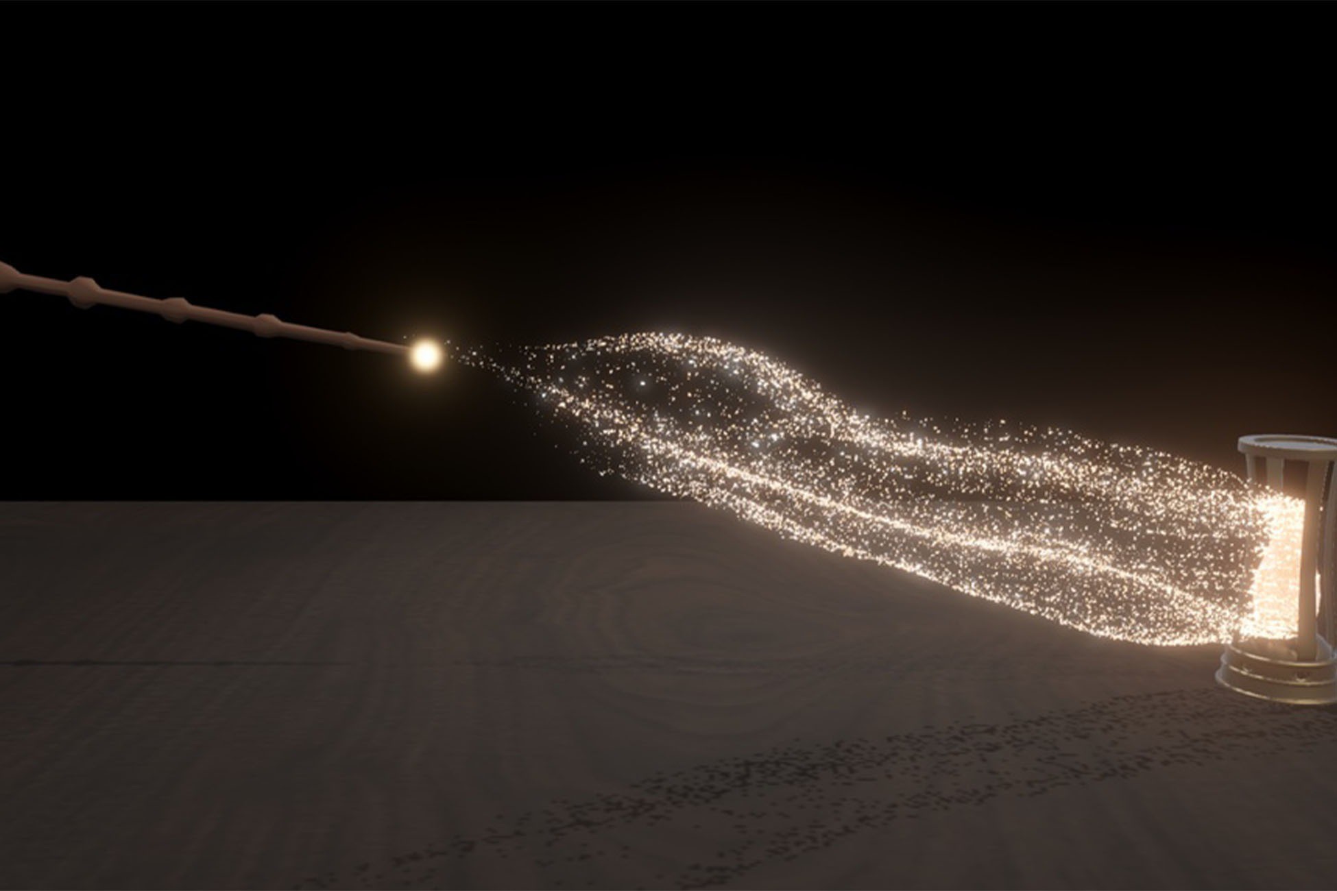 VFX Graph:Particles Attraction VFX preview