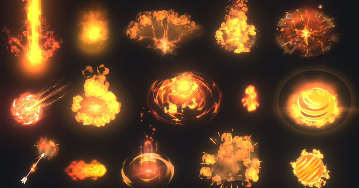 Game VFX - FireSkill Collection(Built-in) VFX preview