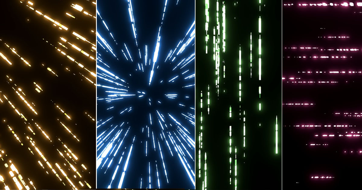 VFX Graph:Sci-fi Speed Line VFX preview
