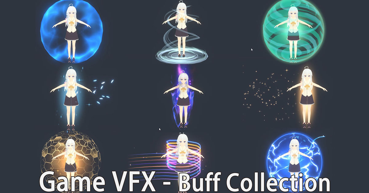 Game VFX - Buff Collection(URP) VFX preview