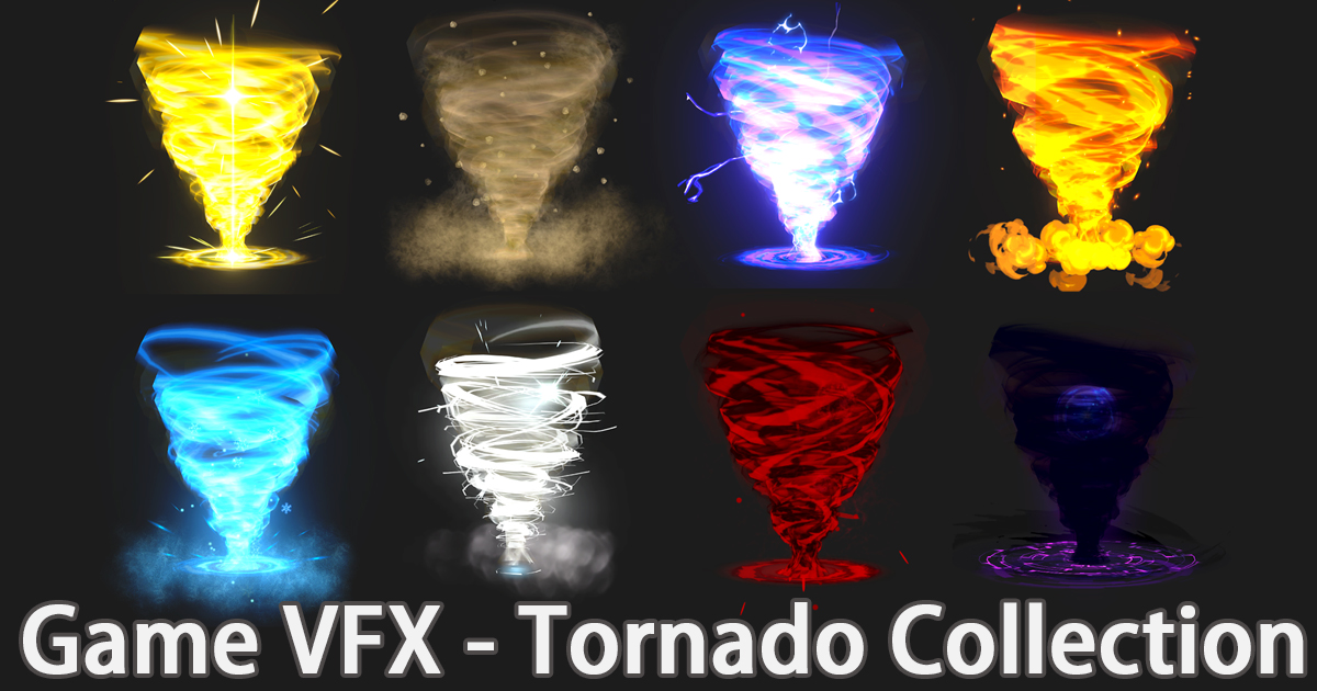 Game VFX - Tornado Collection VFX preview