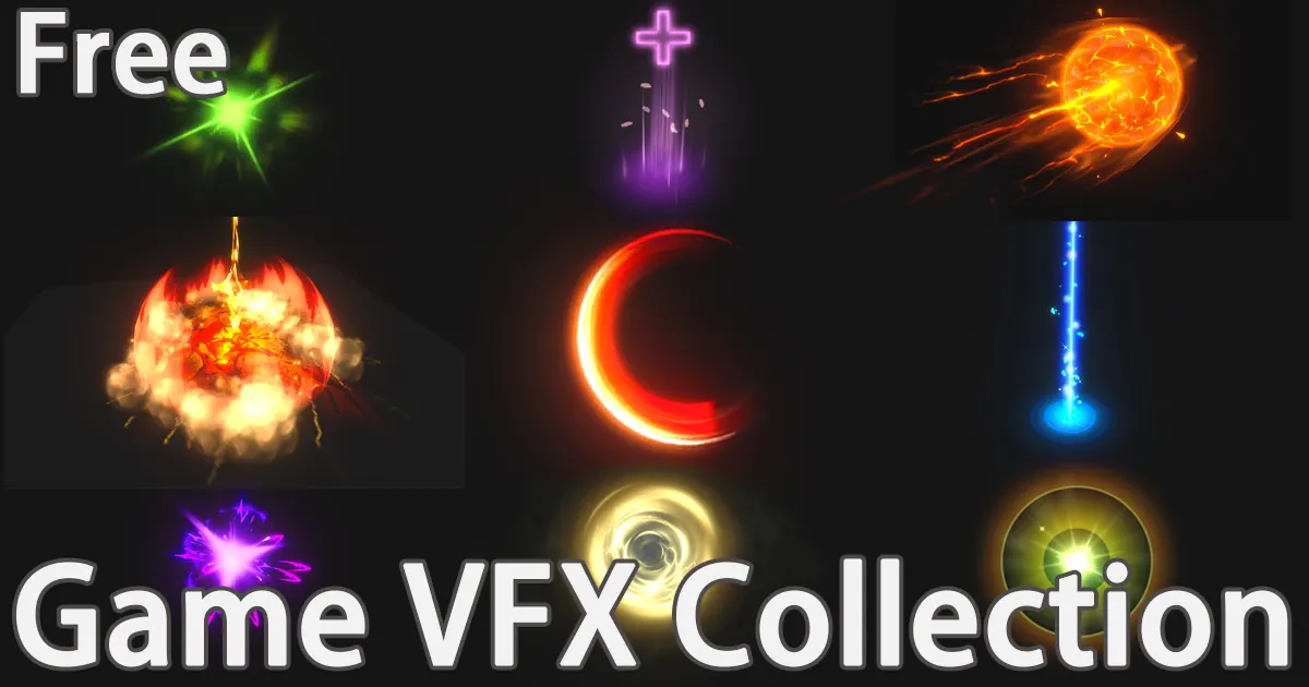 Free Game VFX Collection(URP) Unity VFX asset