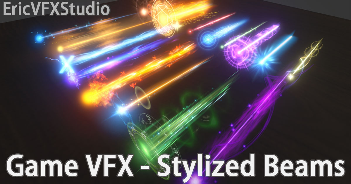 Game VFX - Stylized Beams VFX preview