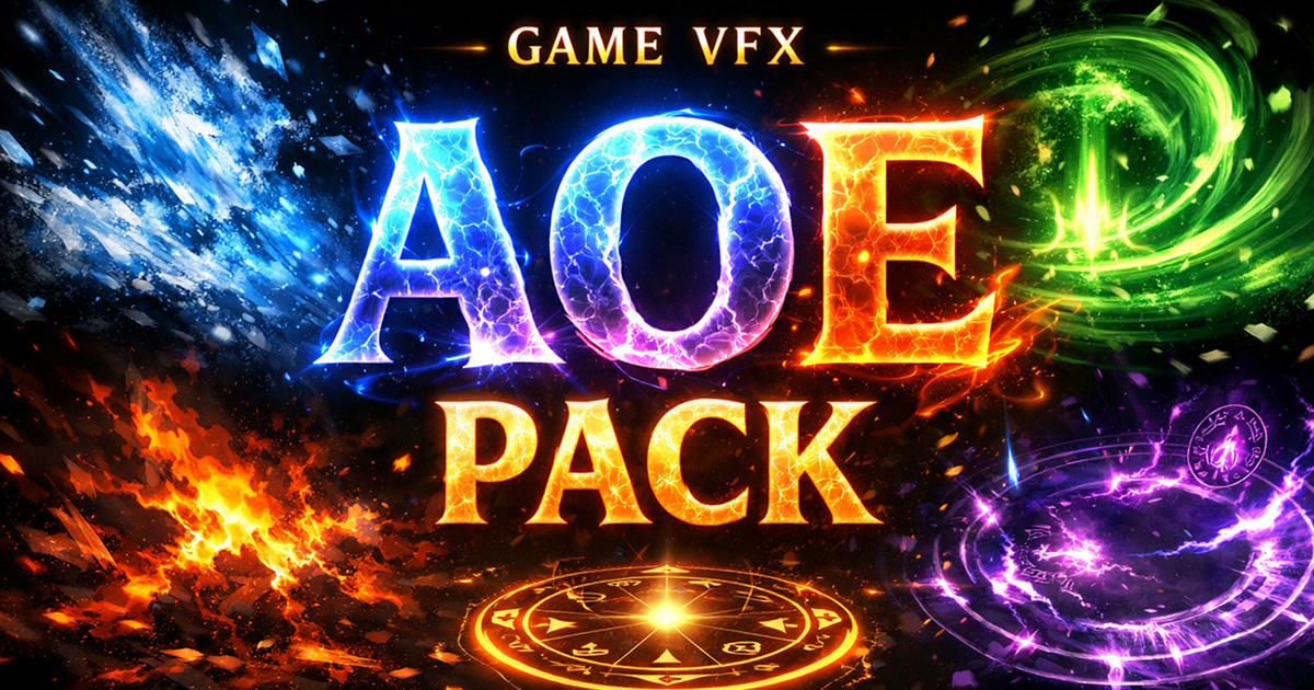 Game VFX - AOE Pack VFX preview