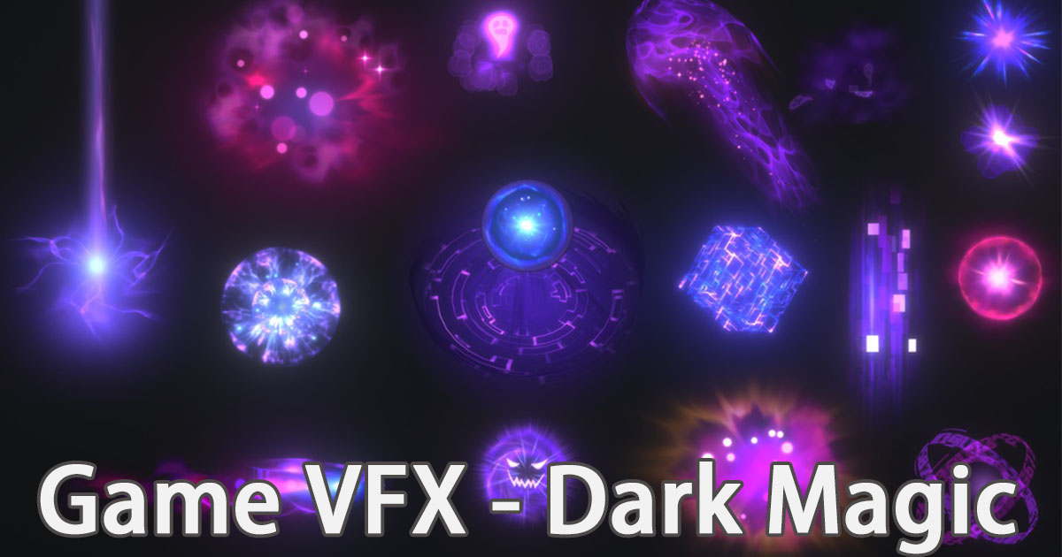 Game VFX - Dark Magic Effects VFX preview