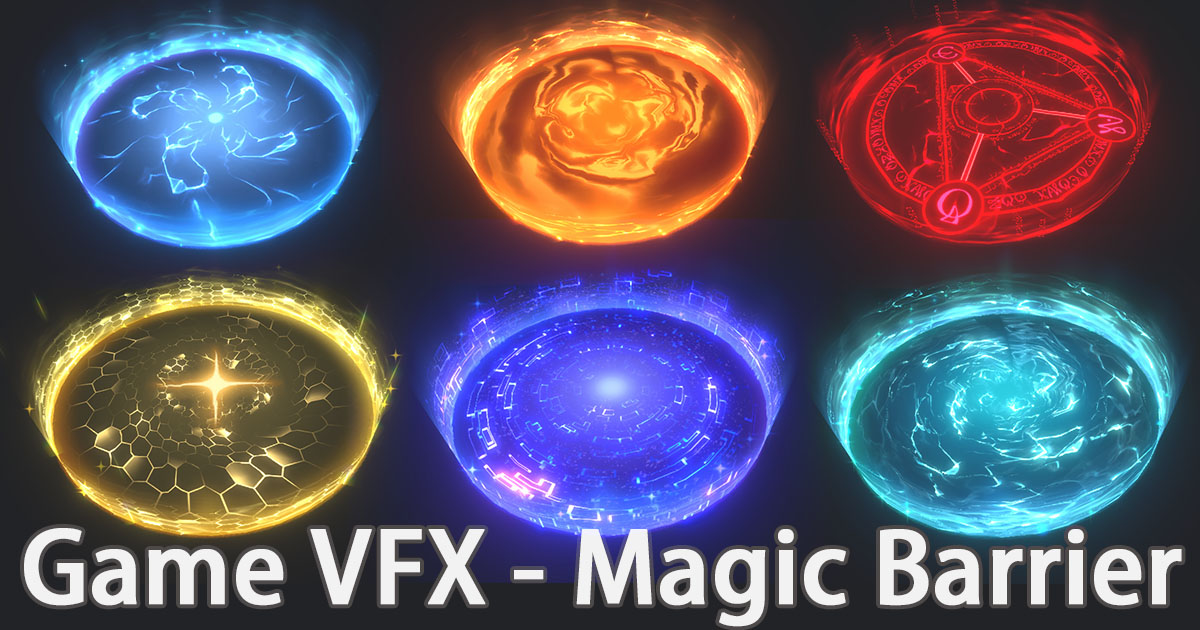 Game VFX - Magic Barrier VFX preview