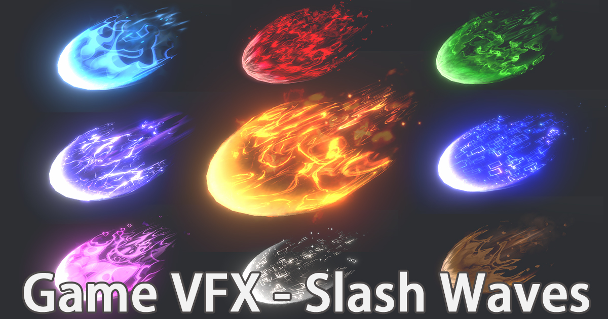Game VFX - Magic Slash Waves VFX preview