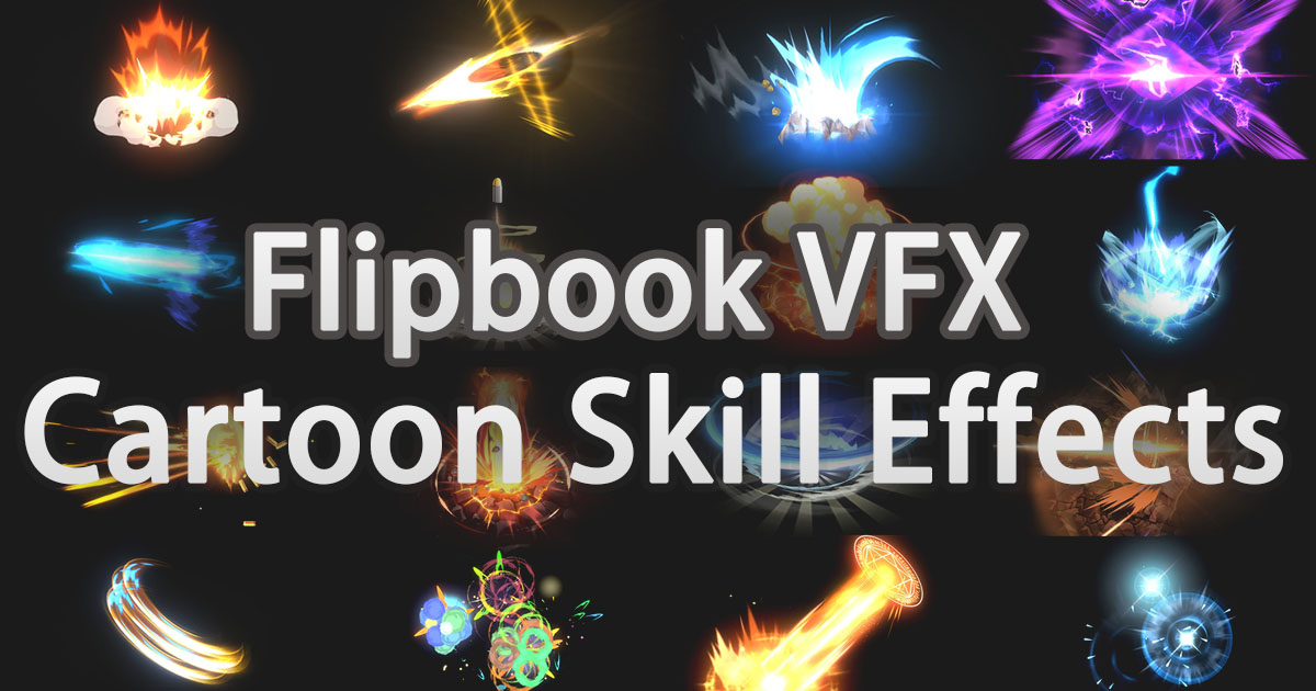 Game VFX - Flipbook Cartoon Skill VFX preview