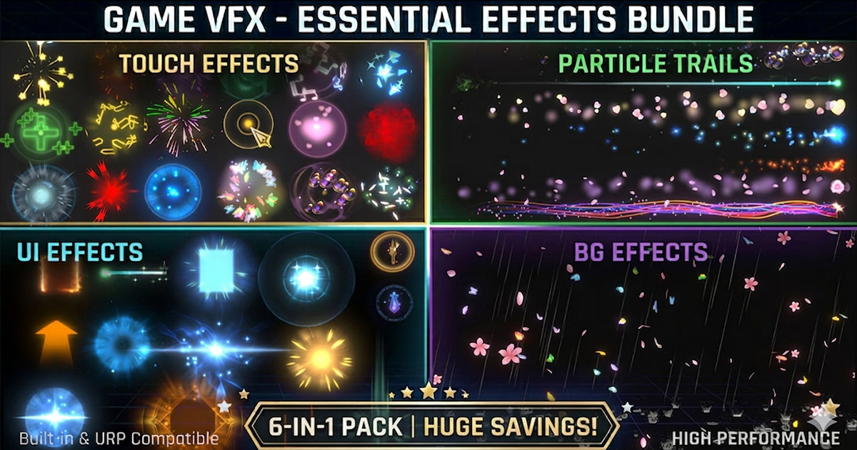 Game VFX - Essential Effects Bundle VFX preview