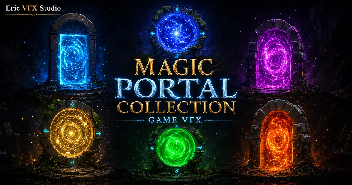 Game VFX - Magic Portal Collection VFX preview