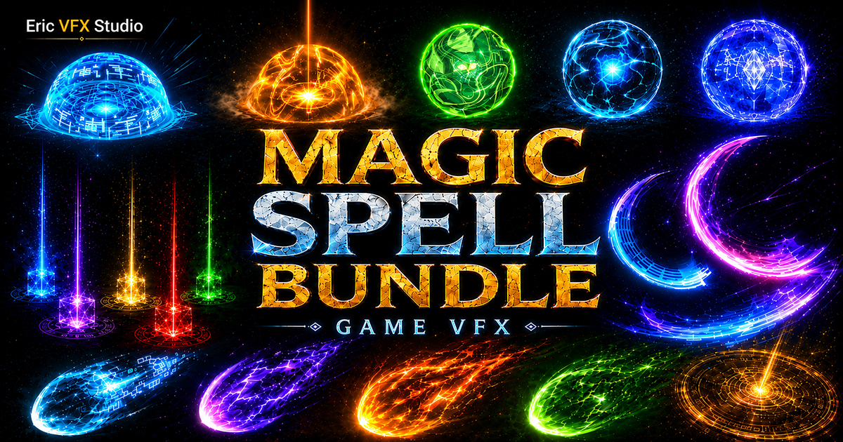 Game VFX - Magic Spell Bundle VFX preview