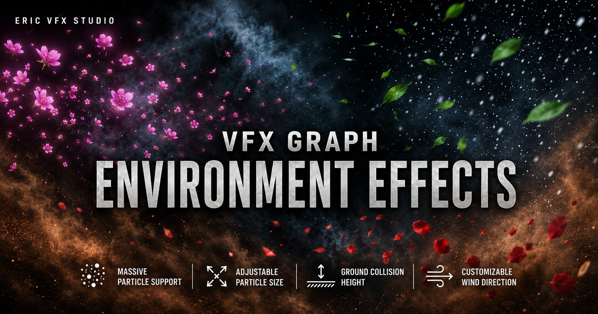 VFX Graph：Environment Effects VFX preview
