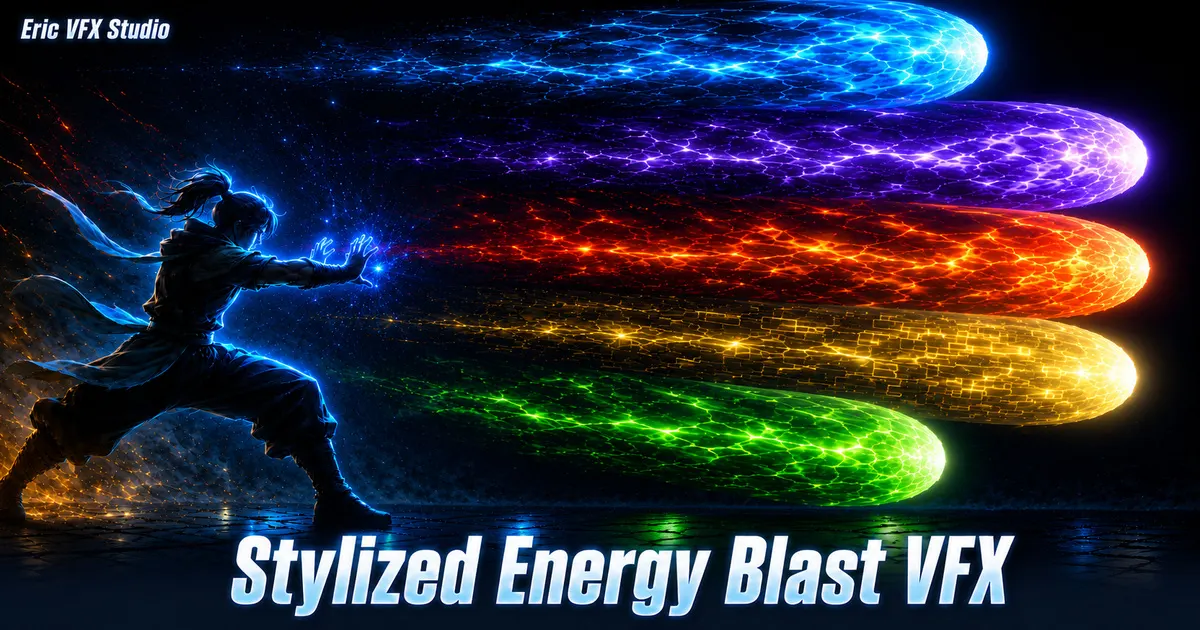Stylized Energy Blast VFX VFX preview