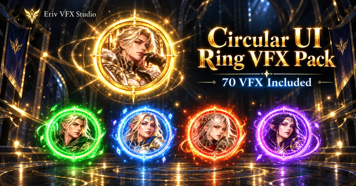 Circular UI Ring VFX Pack VFX preview